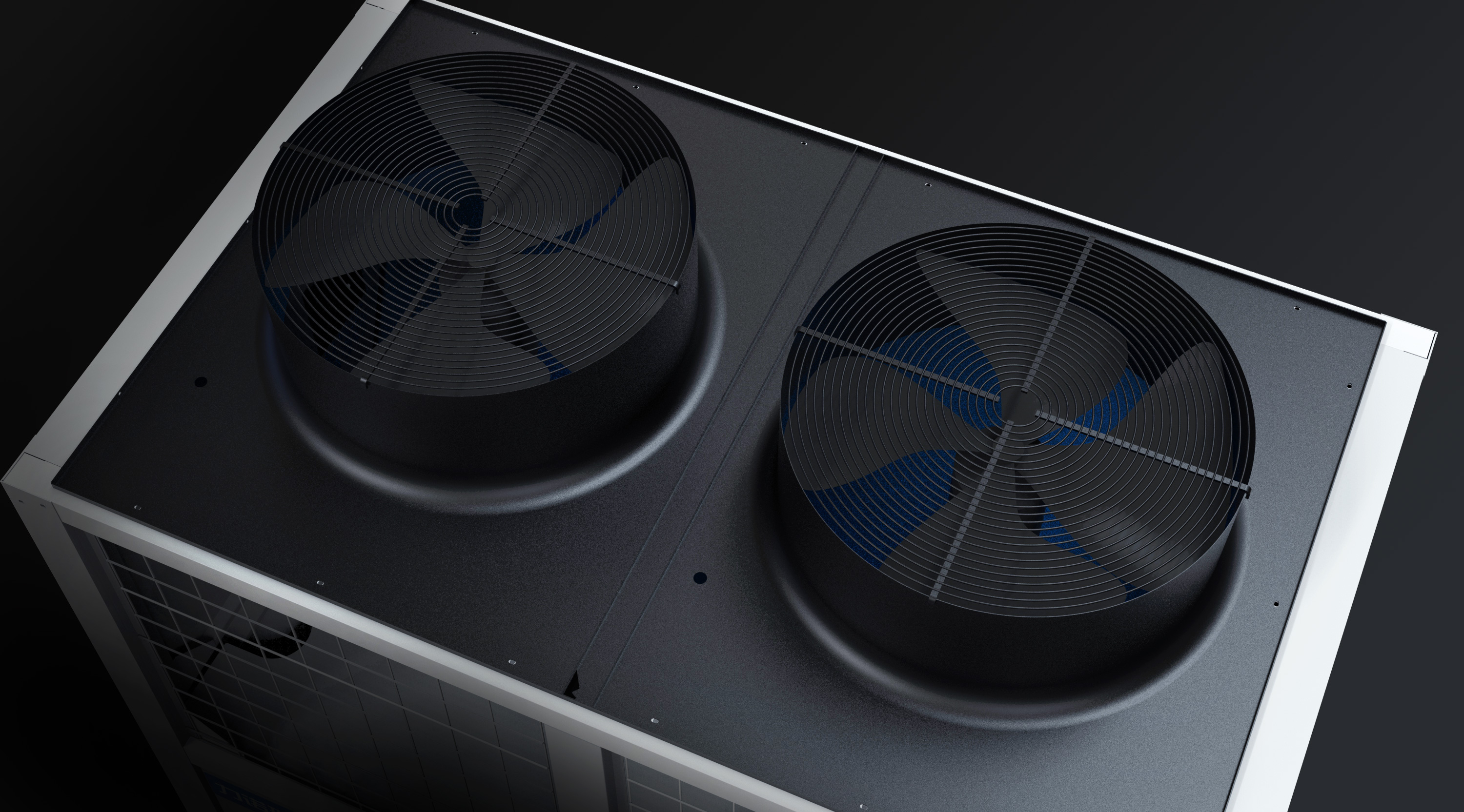 Calentador de agua con bomba de calor de alta temperatura con fuente de aire en cascada