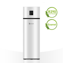 Calentador de agua con bomba de calor todo en uno (esmalte)