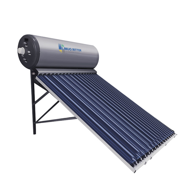 Calentador de agua solar con tubo de calor presurizado dividido