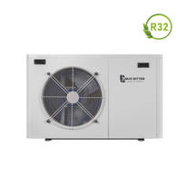 Bomba de calor monobloque con inversor R32 DC para calefacción, refrigeración y agua caliente