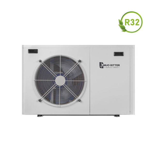 Bomba de calor monobloque con inversor R32 DC para calefacción, refrigeración y agua caliente